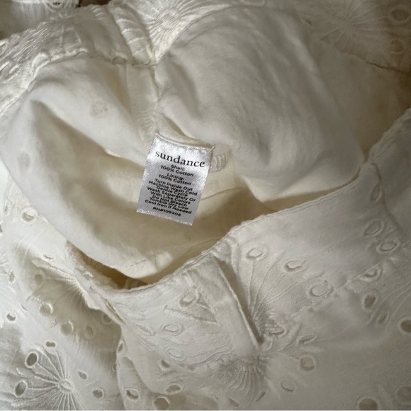 Sundance Beachy Beauty Embroidered Pants 4 - Picture 7 of 7